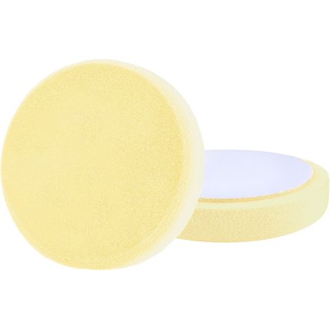 Disque de polissage en mousse EXTOL PREMIUM, grain 80, jaune, Ø 180 x 30 mm, fixation velcro Ø 150 mm 8804508 (1/4)