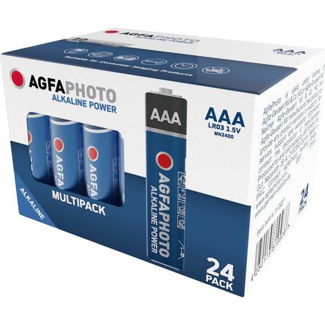 AgfaPhoto Power LR03 Batteria Ministilo (AAA) Alcalina/manganese 1.5 V 24 pz.