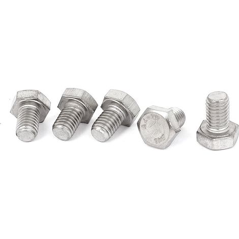 M8 x 12 mm métrique A4 Edelstahl Vollgewinde Sechskantschraube Schraube 5 Stck (9024c3884b9976c19218 (1/4)
