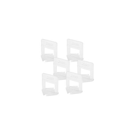 100 Pièces 2mm Pour largeur de jointure de de Nivellement pour Carrelage Croisillon Carrelage Autonivelant Kit de Niveleur Carrelage pour le Bricolage et les Professionnels