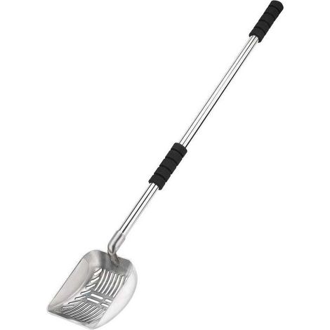 Pelle à Litière pour Chat en Métal avec Long Manche et Pelle Profonde - Confort et Efficacité (1/5)