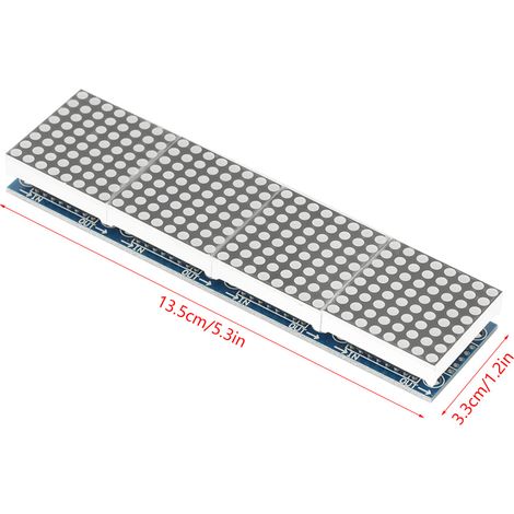 Kit de bricolage pour module de commande d'afficheur matriciel LED 4 en 1 avec contrôleur MCU (1 pièce) (1/5)