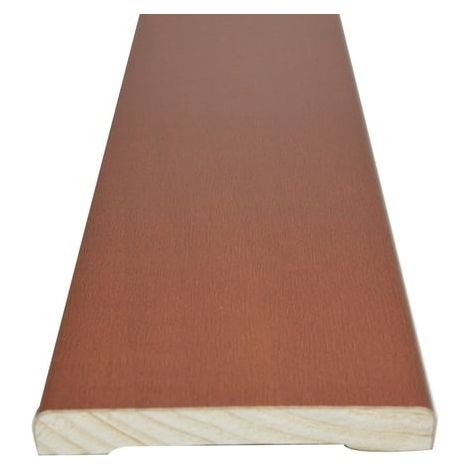 20 pezzi COPRIFILO PORTA MOSTRINA Abete Rivestito Mogano mm 10 x 70 x 2250