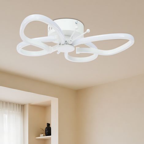Children's Lamp LED Ceiling Lamp Children's Room Girl Boy Bedroom Decoration Cover Lamp Butterfly Design Chandelier for Living Room Bedroom Hallway with Remote Control (1/5)