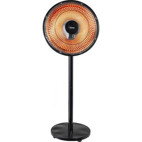 Stufa Elettrica a Carbonio Bimar HR320 1000W Parabola Oscillante con Piantana Regolabile 2 Potenze