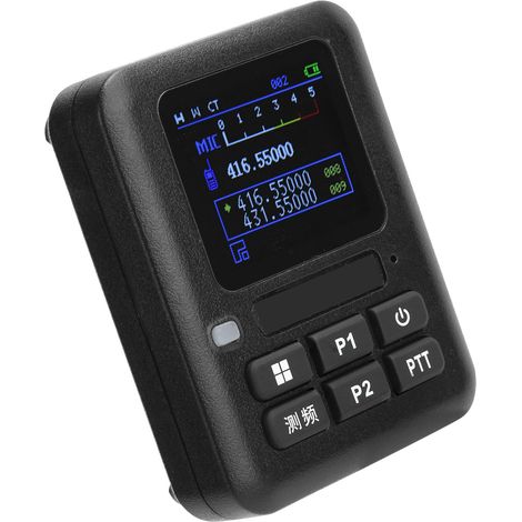 Mini décodeur de talkie-walkie portable avec compteur de fréquence radio et écran d'affichage (1/5)