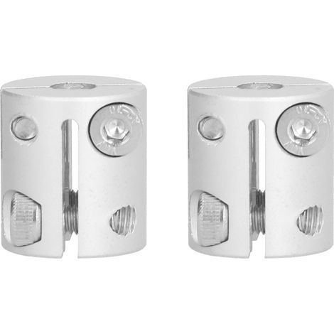 2PCS Accouplement en alliage d'aluminium D à Hex pour liaison d'arbres, pièces de connexion (1/5)