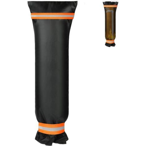 Housse antigel pour robinet jardin 64x26 cm, imperméable avec bande réfléchissante, protège du gel en hiver (1/5)
