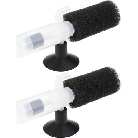 Set mit 2 Mini-Schwammfiltern für Aquarien, kompatibel mit Sauerstoffanreicherung und Zirkulationsfiltration. (1/5)