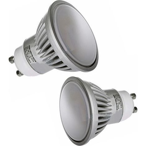 TrAdE Shop Traesio - Faretto Spot Lampada Lampadina Led Smd 7w Gu10 Luce Fredda Calda 610 Lmn - -Bianco Caldo -