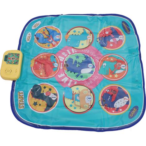 Tapis de danse électrique pour enfants, tapis d'exercice musical avec pédales, puzzle et jeu interactif de fitness pour enfants. (1/5)