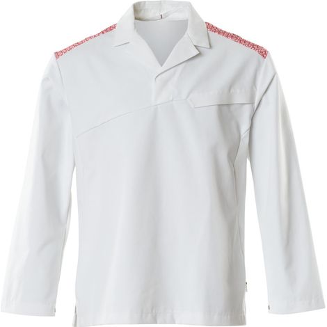 Mascot Schlupfkasack 20252 Gr. L, weiss/verkehrsrot (1/2)