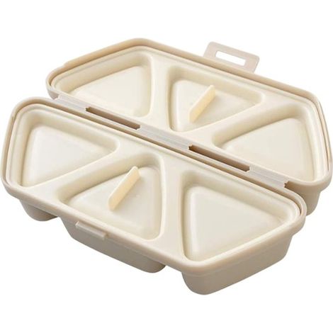 Longziming - Moule à onigiri pliable et léger pour sushis et boulettes de riz, avec grille – Sans BPA, compact et facile à utiliser pour les bentos, les pique-niques et les repas sur le Bébé en route  (1/5)