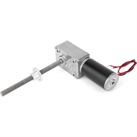Motor mit Kupfer-Schneckengetriebe, hoher Torsionssteifigkeit, 8-mm-Schraubenwelle mit Flansch für elektrische Fensterheber, Untersetzungsverhältnis 17 (1/5)