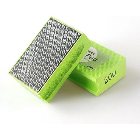 Lot de 10 disques diamantés de polissage à main pour granit, verre, marbre, béton et pierre. (1/5)
