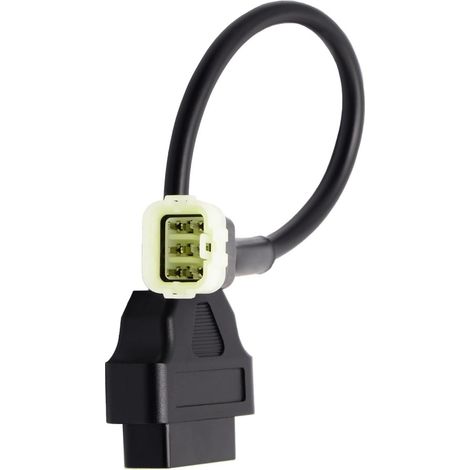 1 Câble Adaptateur OBD2, 6 Broches Vers 16 Broches, Interface Diagnostic, Compatible KTM Moto (1/5)
