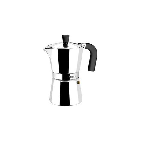 Monix Vitro Express - Moca All'Italiana, 6 Tazze, in Alluminio Inox (1/2)