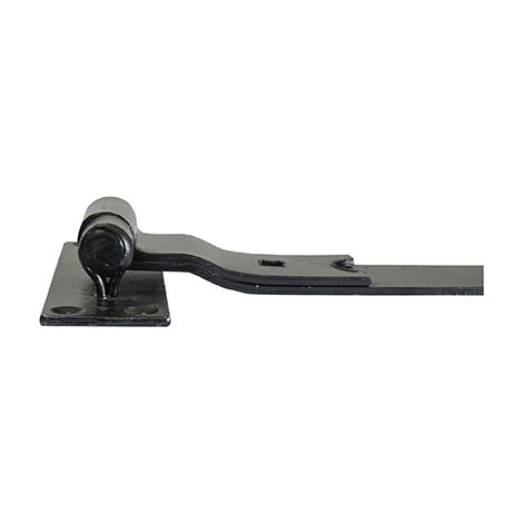 TIMCO Cranked Band & Hook On Plates Hinges Black - 450mm