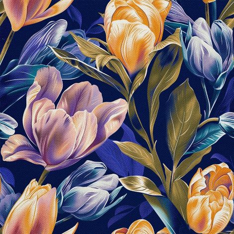 Tela decorativa para exteriores Oxford - Motivo primaveral I DX7361 (1/5)