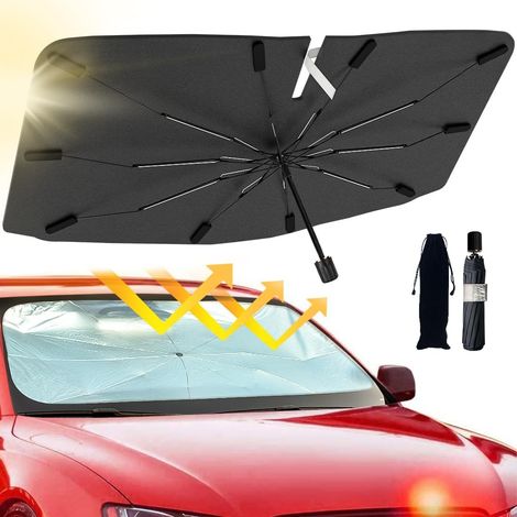 Pare-brise Pare-Soleil Parapluie Pliable pour Voiture - Protection UV et Isolation Thermique - Pour Vitres Avant Voiture (1/5)