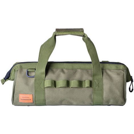 Camping-Werkzeugtasche, große Werkzeugtasche mit breiter Öffnung, wasserabweisende Ausrüstungstasche, Armeegrün, DUBUNS (1/5)