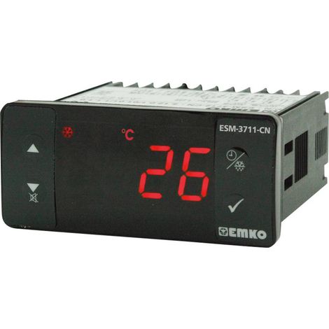 Emko ESM-3711-CN.5.12.0.1/00.00/1.1 2 points de réglage Régulateur de température PTC -50 à 130 °C Relais 16 A (L x l x H) 65 x 76 x 35 mm W941921 (1/2)