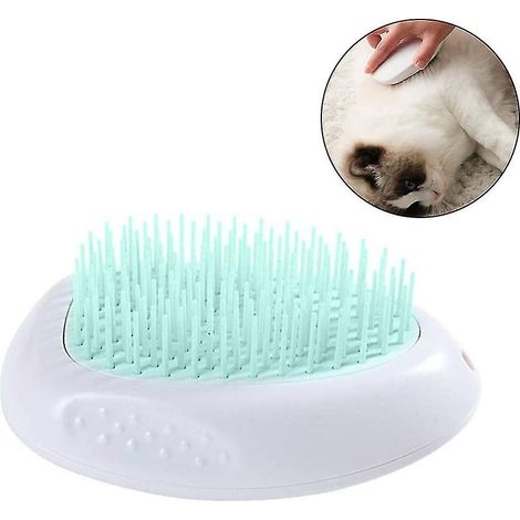 Peigne de massage pour poils d'animaux, brosse de toilettage pour chat pour une épilation rapide (1/4)