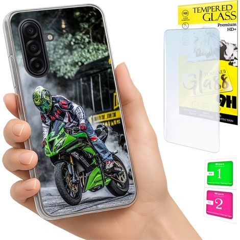 Funda para Samsung Galaxy A17 5G con cubierta para foto, cubierta trasera y cristal 9H. (1/5)