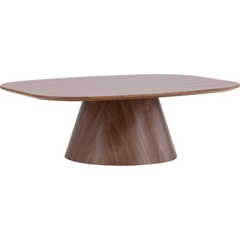 Table Basse Design "Lanzo" 120cm Marron (1/5)