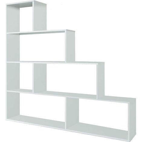 ORION91 Estantería Librería 4 Estantes Color Blanco 145 x 145 cm x 29 cm fondo – SpazioLuzio (1/5)