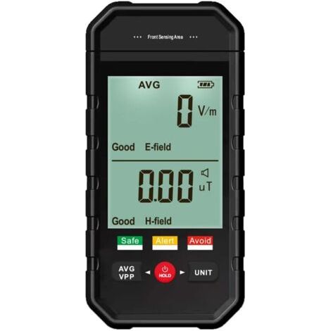 Compteur Geiger portable – Détecteur de rayonnement nucléaire avec écran LCD – Alimentation par 3 piles AAA – Alarme de danger (1/5)