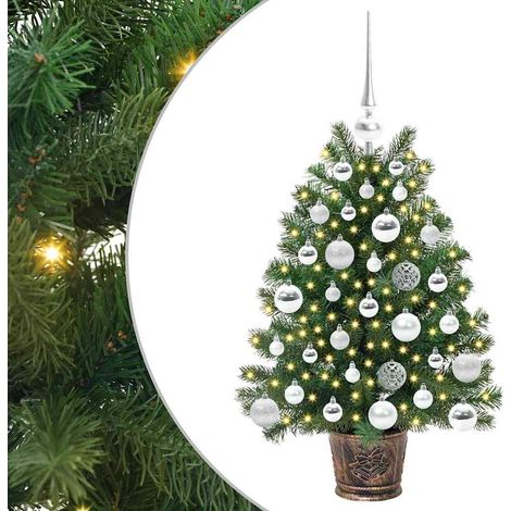 Árbol de Navidad artificial Verde 75 cm PE y PVC vidaXL