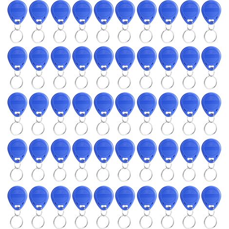 Lot de 50 porte-clés RFID EM4100 de contrôle d'accès 125 kHz (1/5)