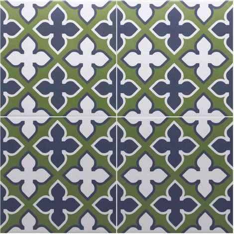 Carrelage Imitation Carreaux De Ciment 20x20 RIVOLI Gigi (1m²) - Les Carreaux de Jean