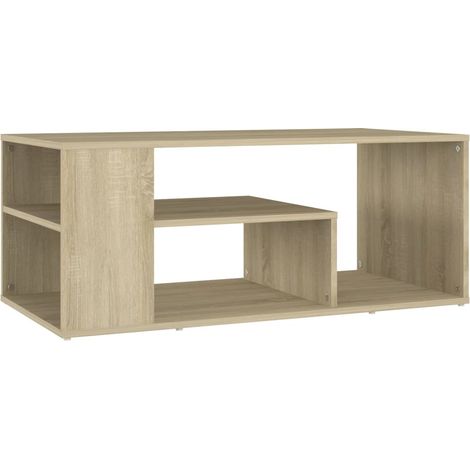Maison Exclusive - Couchtisch Sonoma-Eiche 100x50x40 cm Holzwerks