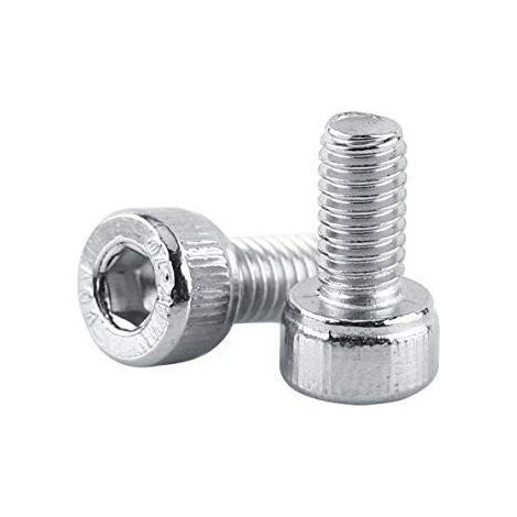 M4 Kit de Assortiment Vis Boulon Tête Cylindrique Six Pans Creux Entièrement Filetée en Acier Inoxydable 304(M410mm50pcs).