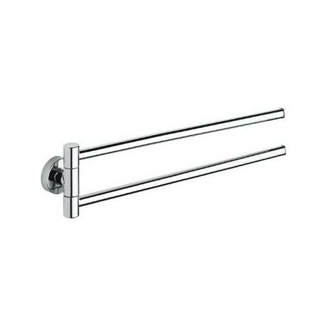 Porte-serviettes double GRAND HOTEL articule Chrome - CRISTINA ONDYNA - TE21451 (1/4)