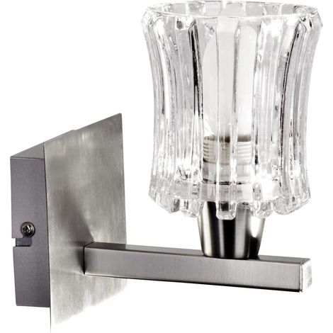 Applique murale Candellux Ibiza cristal argent E14 15cm (1/2)