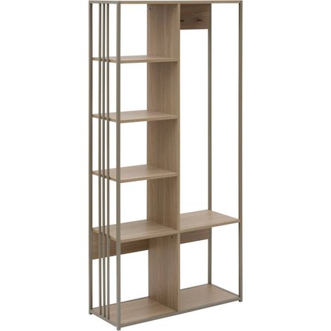 Armario duna rectangular, 80 x 165 cm, color beige - 5five (1/3)