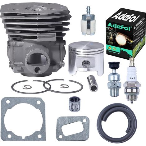Ricambi per motosega LinDuxe 353 per Husqvarna 351 350 346XP EPA 345 340 con kit cilindro e pistone Big Bore da 45 mm, valvola di decompressione, tubo del carburante (1/4)