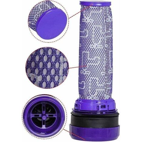 NALOOKAMIC Filtre Pré-Moteur pour Aspirateur Dyson DC37 DC28C DC53 DC37 92341301 et Poignée Compatible avec Dyson Dyson DC37 DC39C DC53 Piece Detache 917276-01 Poignée de Rechange Poignée de Remplacem