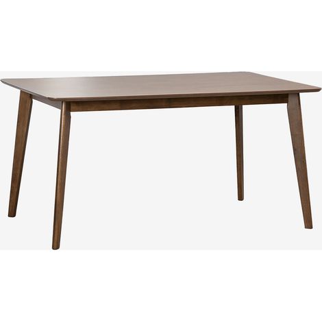 Table à manger rectangulaire en MDF et bois d'hévéa Kerhen SKLUM 150 x 90 cm (1/5)
