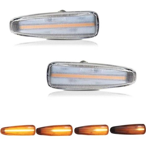 clignotants LED Ambre Pour Mitsubishi Mirage Outlander Feu (1/4)