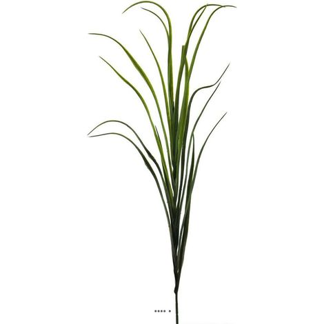 Très jolie herbe sauvage artificielle des rivières en piquet H 95 cm (1/3)