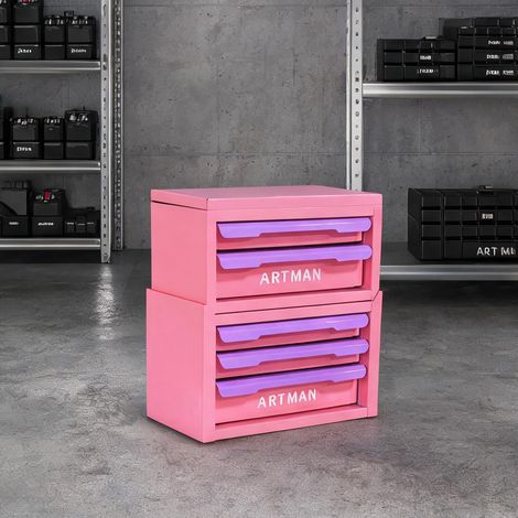 Servante d'atelier en acier 28,5 x 15,8 x 32 cm (1/5)