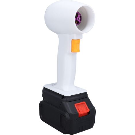 Ventilateur turbo 800 W, moteur sans balais haute puissance, batterie rechargeable 3000 mAh, poussée de 1000 g, sèche-air portable et aérosol (1/5)