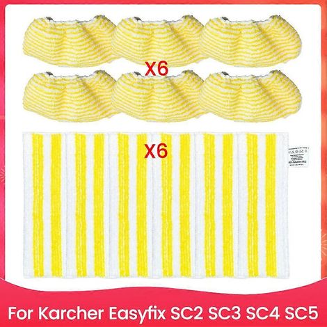 Housse de lingette pour balai vapeur Kärcher Easyfix SC2 SC3 SC4 SC5 - Pièces détachées pour aspirateur à main Karcher Easyfix SC2 SC3 SC4 SC5 - Lingette en microfibre (1/5)