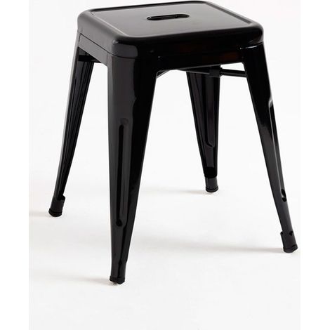 Taburetes Pequeños - Taburete Torix Pequeño 45 cm - Negro (1/5)