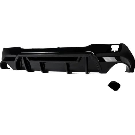 Difusor trasero para el compacto Serie 1 M Sport, diseño de doble salida de escape, negro brillante. (1/2)