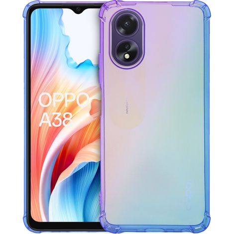Fallfeste Schutzhülle mit Farbverlauf für Oppo A38 / A18, Lila / Blau (1/5)